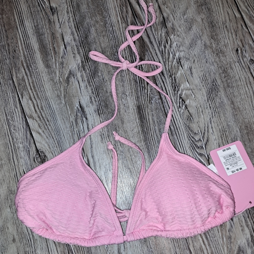 Pink Biniki Top - Stoney Gover- NWT